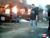 Seldovia Lodge on Fire 04/29/2007. John Bruno Photo