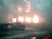 Seldovia Lodge on Fire 04/29/2007. John Bruno Photo