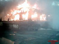 Seldovia Lodge on Fire 04/29/2007. John Bruno Photo