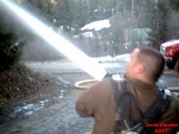 Seldovia Lodge on Fire 04/29/2007. John Bruno Photo