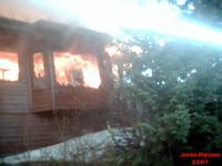 Seldovia Lodge on Fire 04/29/2007. John Bruno Photo