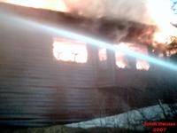Seldovia Lodge on Fire 04/29/2007. John Bruno Photo